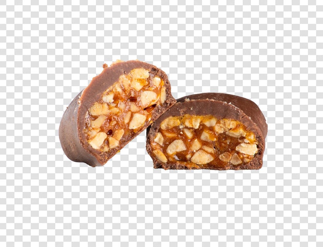 Imagem de Produto Barra de Chocolate com Amendoim PNG com fundo transparente