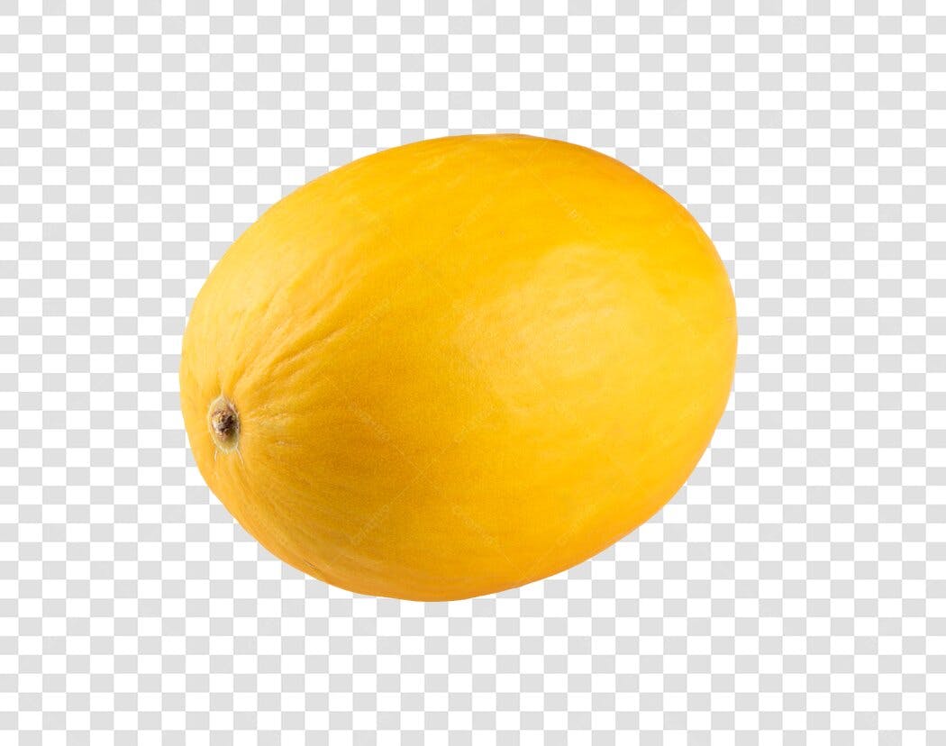 Elemento Gráfico Melão Amarelo Fruta Fresca PNG com fundo transparente