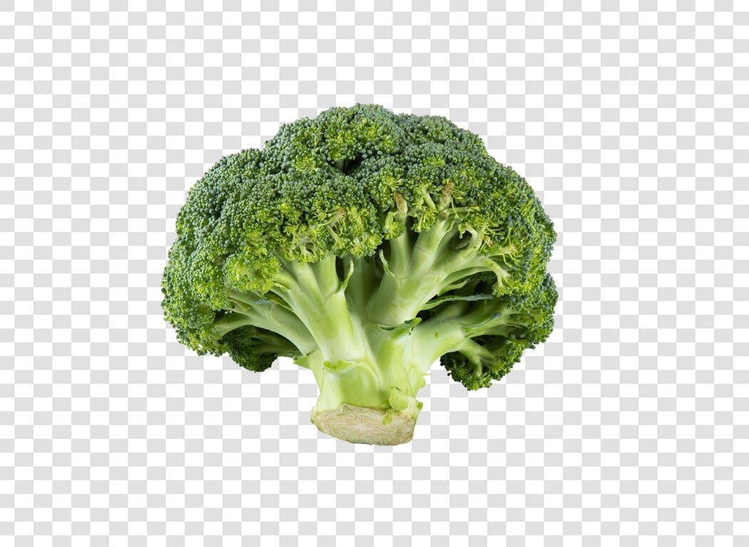 Imagem de Brócolis Fresco Verde Saudável Vegetal PNG com fundo transparente