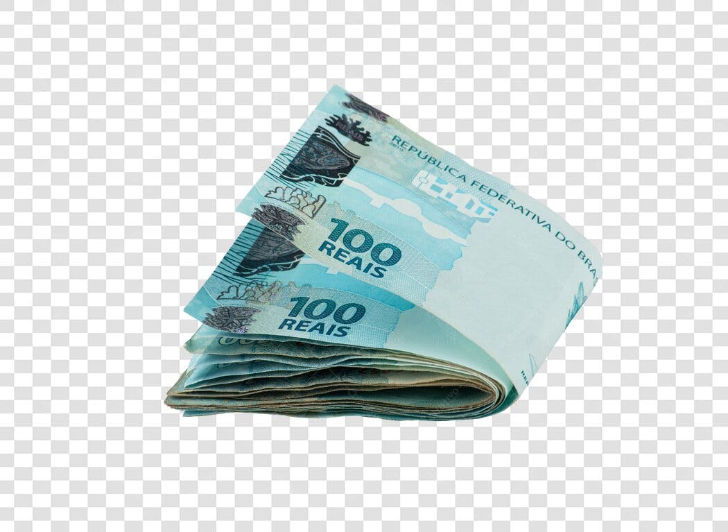 Dinheiro Notas de 100 Reais para Conteúdo Financeiro PNG com fundo transparente