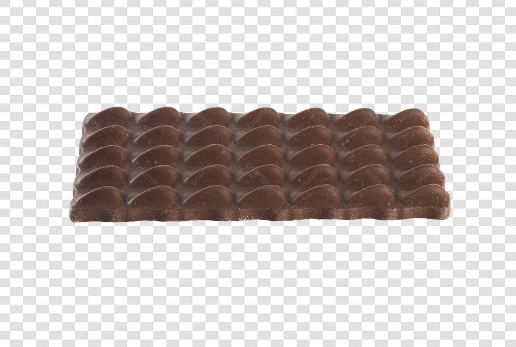 Imagem de Produto Barra de Chocolate Escuro Texturizado PNG com fundo transparente