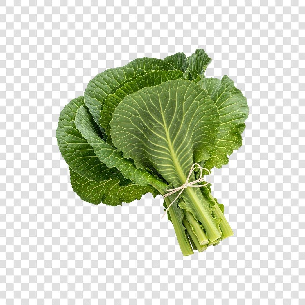 Couve Manteiga Fresca Amarrada PNG com fundo transparente