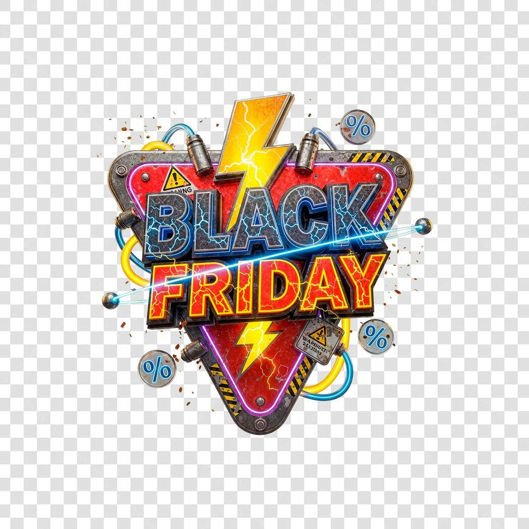 Selo Promocional Black Friday 29 de Novembro PNG com fundo transparente