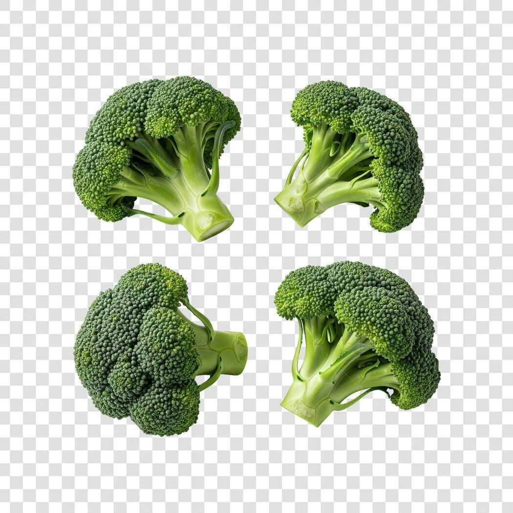 Brócolis Fresco para Alimentação Saudável PNG com fundo transparente
