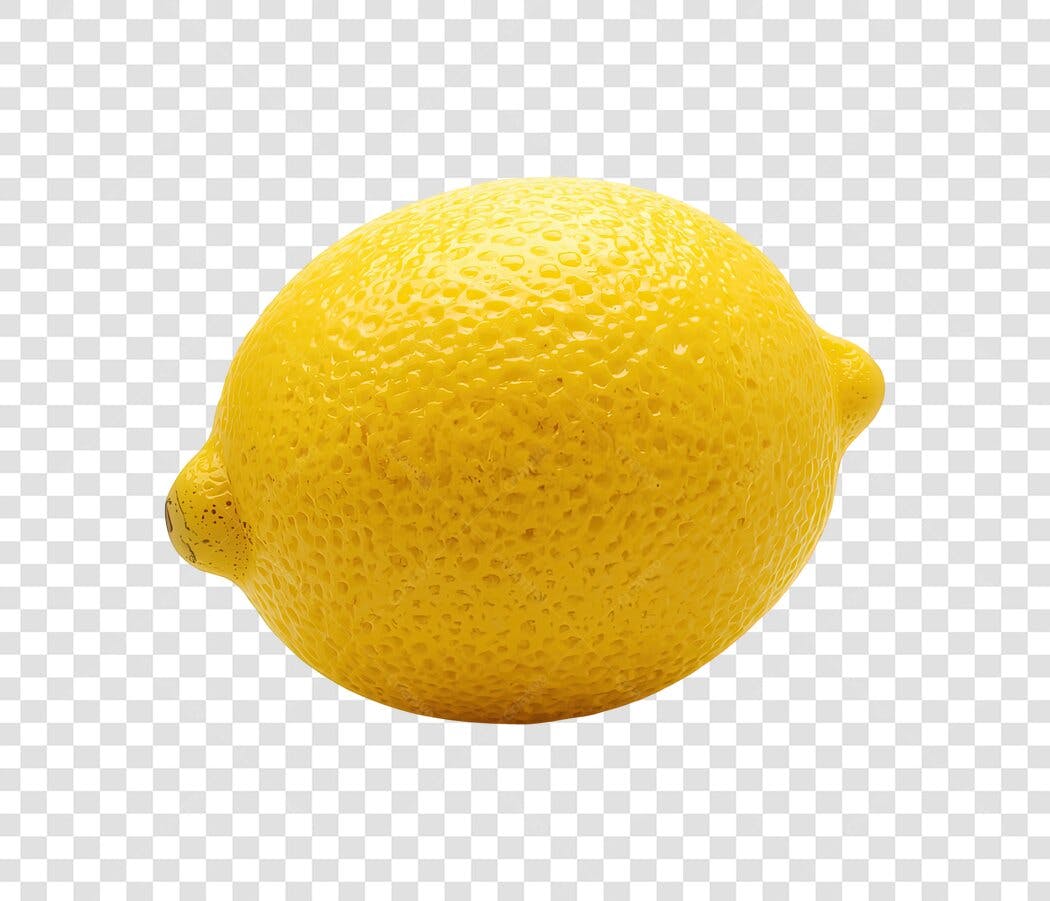 Imagem de Limão Siciliano Amarelo Fresco PNG com fundo transparente