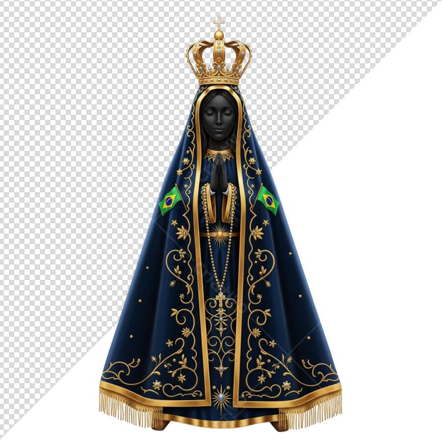 Arte Digital para Dia da Padroeira do Brasil PSD Editável
