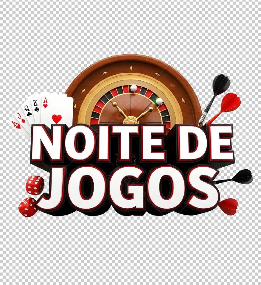 Elemento Gráfico 3D Noite de Jogos Cassino Roleta Dados Cartas PNG com fundo transparente