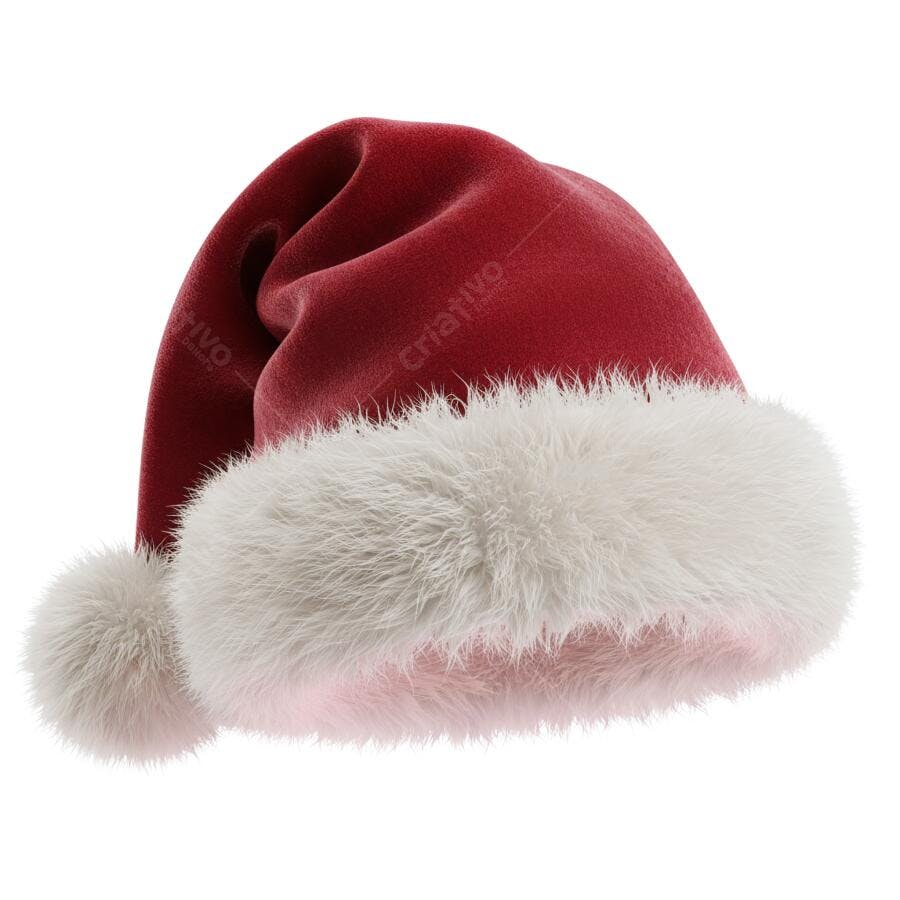 Elemento gráfico Chapéu de Papai Noel Natal festivo PNG com fundo transparente