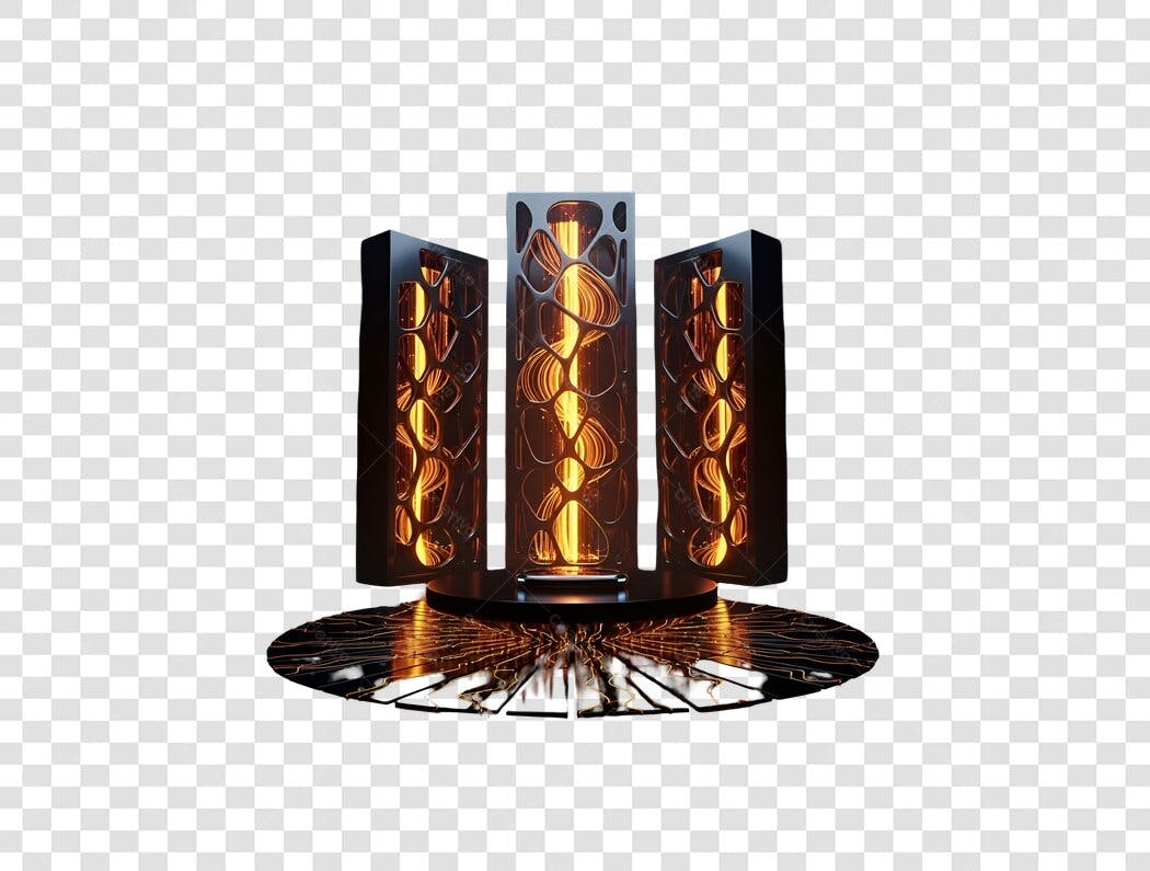 Elemento Gráfico Tecnologia Futurista Servidores Dados PNG com fundo transparente