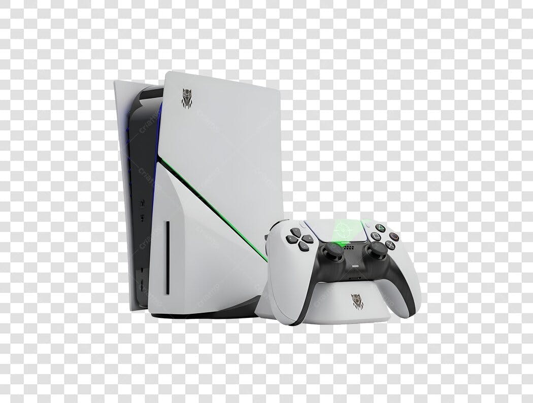 Console PlayStation 5 Personalizado Black Panther Imagem PNG com fundo transparente