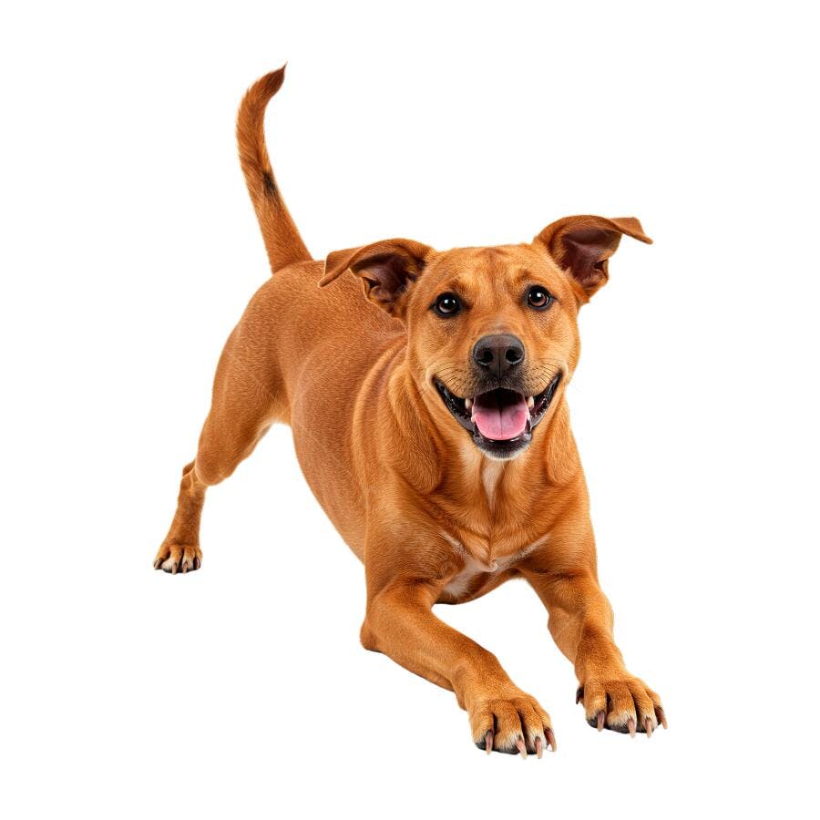 Foto Cachorro Caramelo Feliz Brincalhão Brilhante para Marketing PNG com fundo transparente
