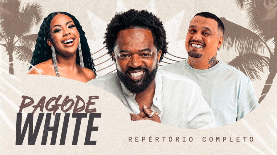 Flyer para Evento Pagode White PSD Editável