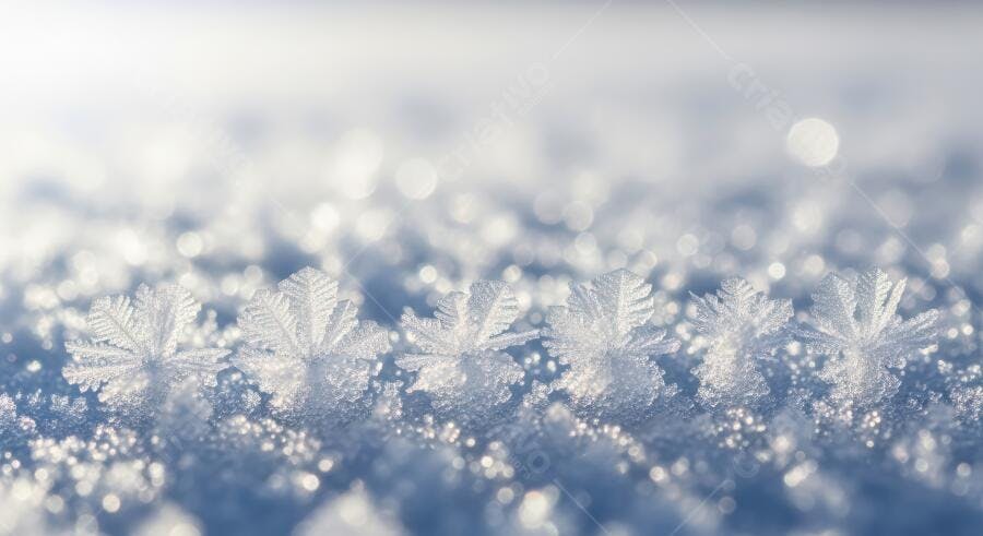 Textura cristais de gelo brilhantes para fundo de inverno