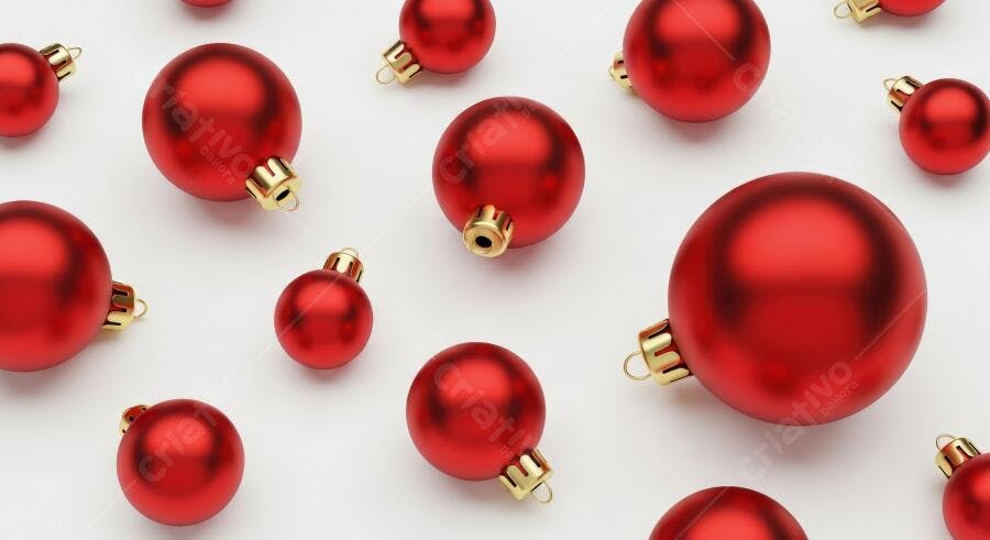 Textura bolas de natal vermelhas foscas para fundo festivo
