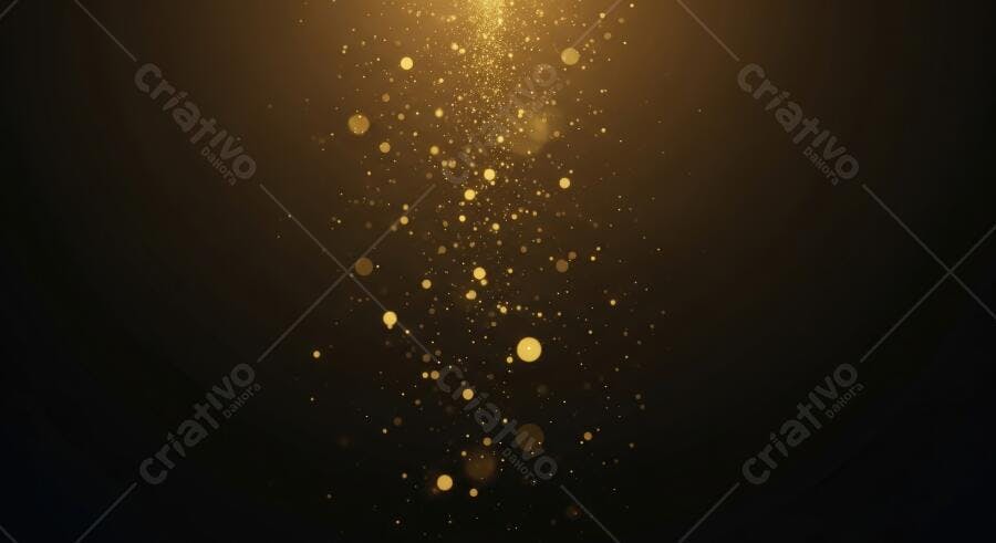 Textura partículas douradas brilho bokeh para fundo festivo