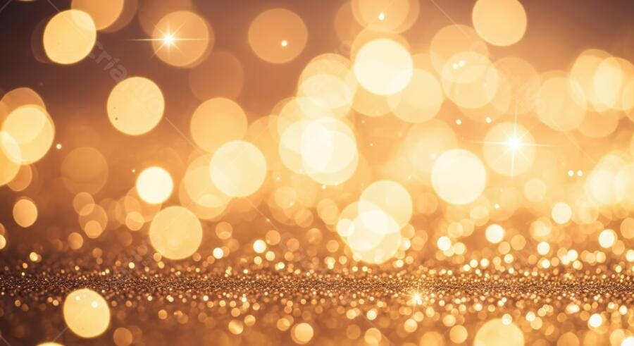 Textura brilho dourado e bokeh para fundo festivo