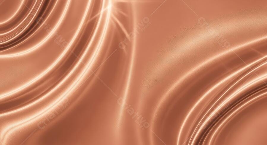 Textura metálica fluida rose gold vibrante para fundo