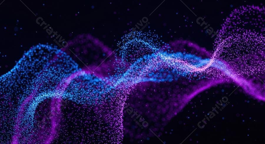 Textura digital abstrata partículas azul roxo para fundo