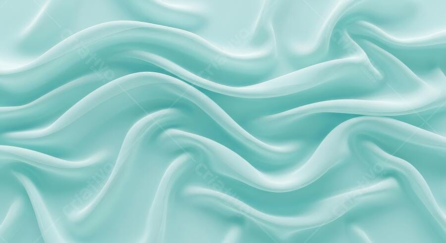 Textura tecido seda verde-água suave para fundo e design