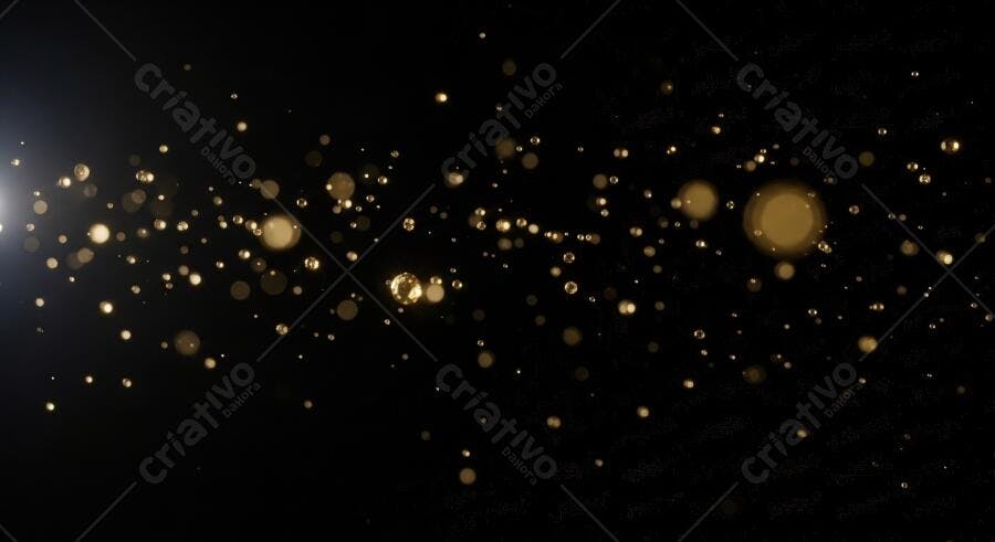 Textura luzes bokeh douradas brilhantes para fundo de festa