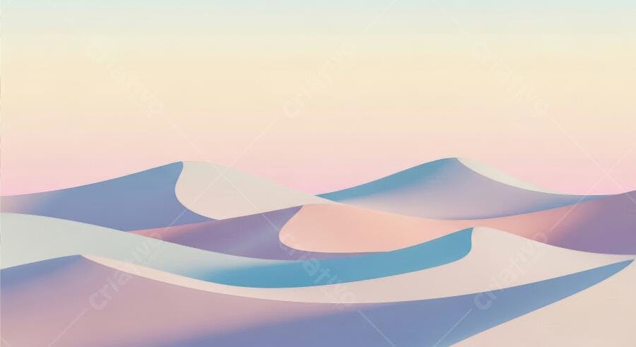 Textura dunas pastel gradiente abstratas para fundo minimalista