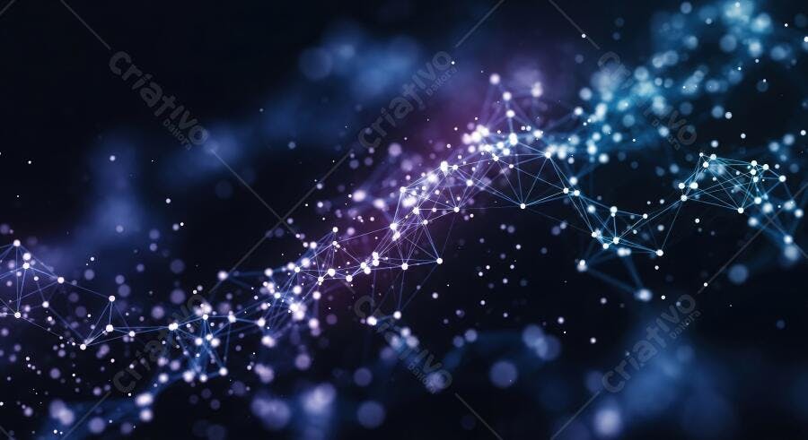 Textura digital rede de pontos brilhantes para fundo tecnológico e design