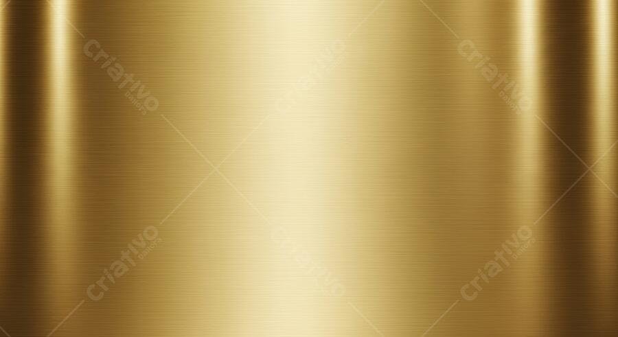 Textura metal dourado escovado brilhante para fundo ou material 3D