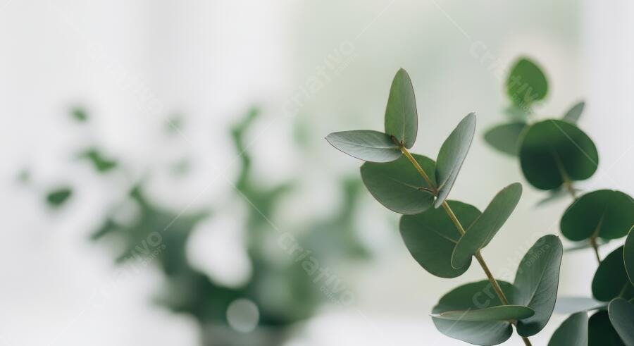 Textura folhas de eucalipto verde suave para fundo natural