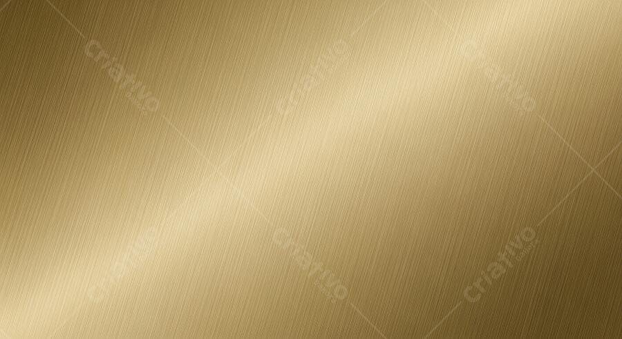 Textura metal dourado escovado para fundo e material 3D