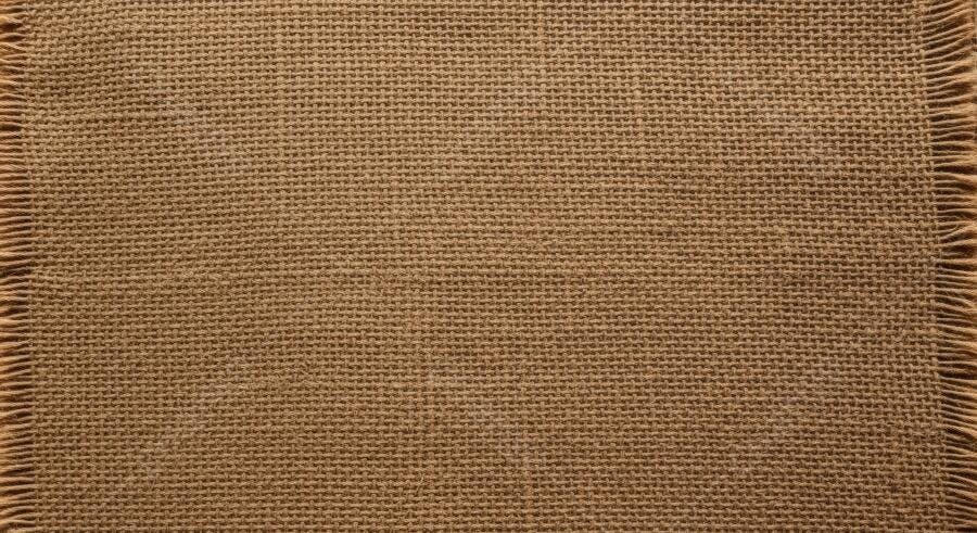 Textura tecido juta rústica marrom para fundo vintage