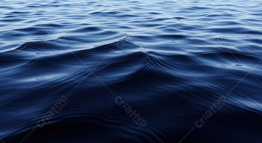 Textura água oceânica azul escura para fundo marinho ou material 3D