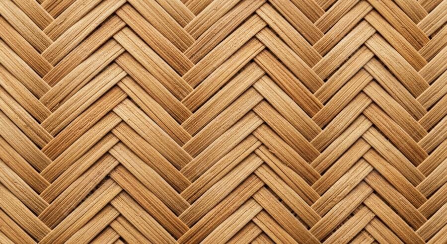 Textura vime trançado natural marrom claro para fundo e material 3D