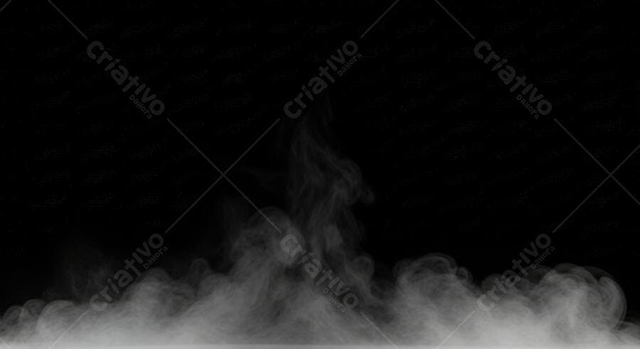 Textura fumaça branca densa para efeito visual