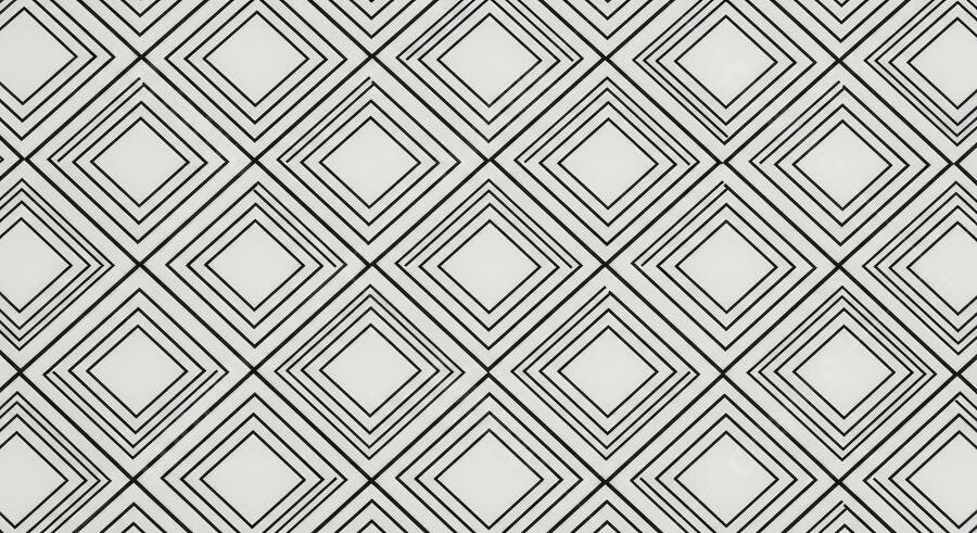 Textura Padrão Geométrico Diamantes Preto e Branco para Fundo