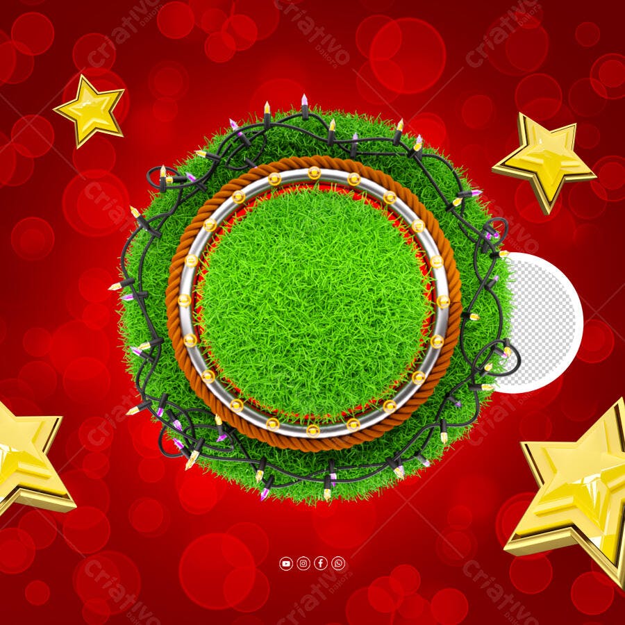 Arte para Redes Sociais para Natal PSD Editável