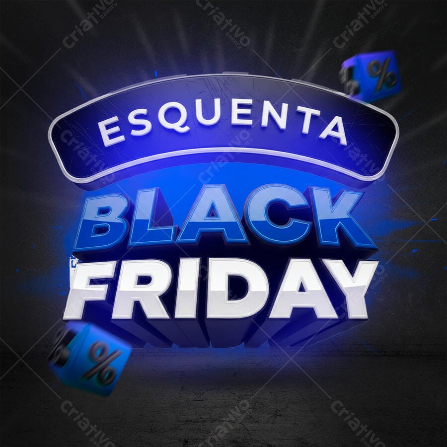 Flyer para Esquenta Black Friday PSD Editável