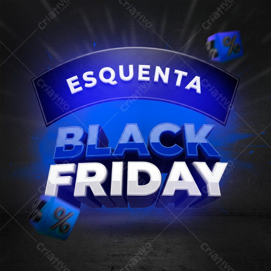 Flyer Esquenta Black Friday PSD Editável