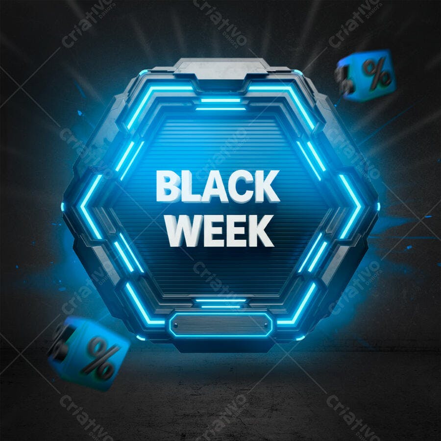 Banner Promocional Black Week PSD Editável