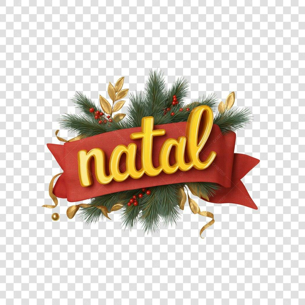 Post Instagram Feliz Natal Dourado Vermelho PNG com fundo transparente