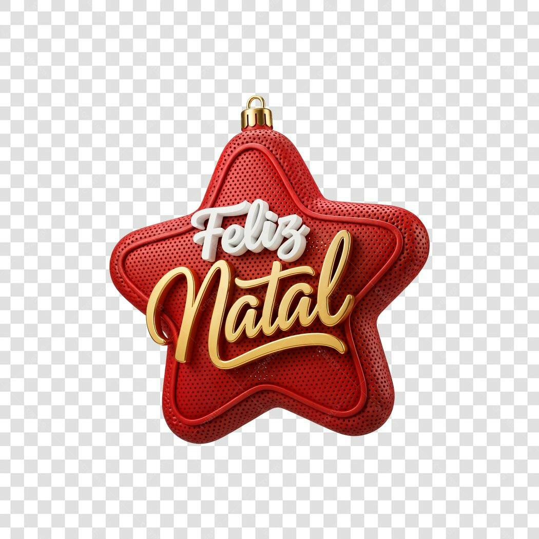 Ícone Estrela Vermelha Feliz Natal 25 de Dezembro PNG com fundo transparente