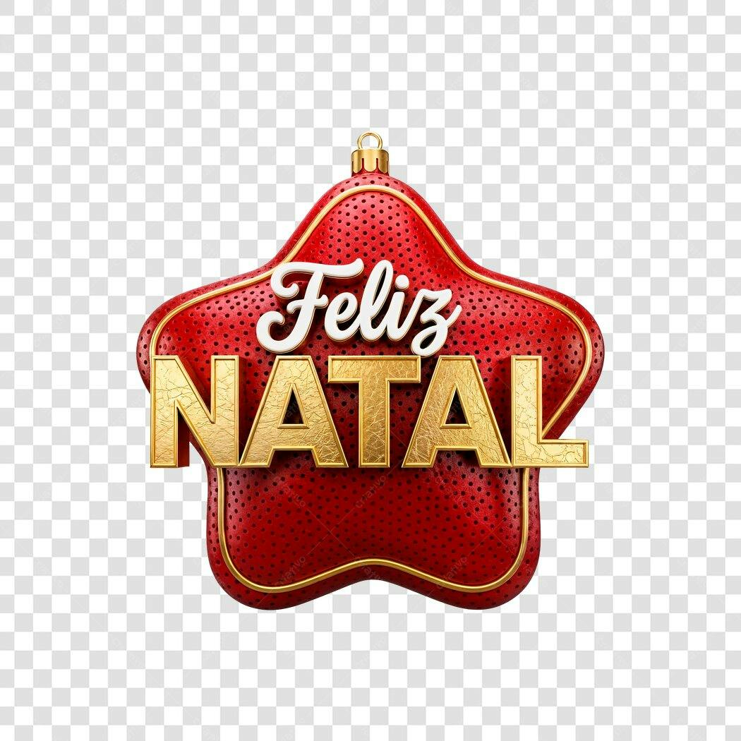 Selo Natal Feliz Natal 25 de Dezembro Textura Vermelha Dourada PNG com fundo transparente