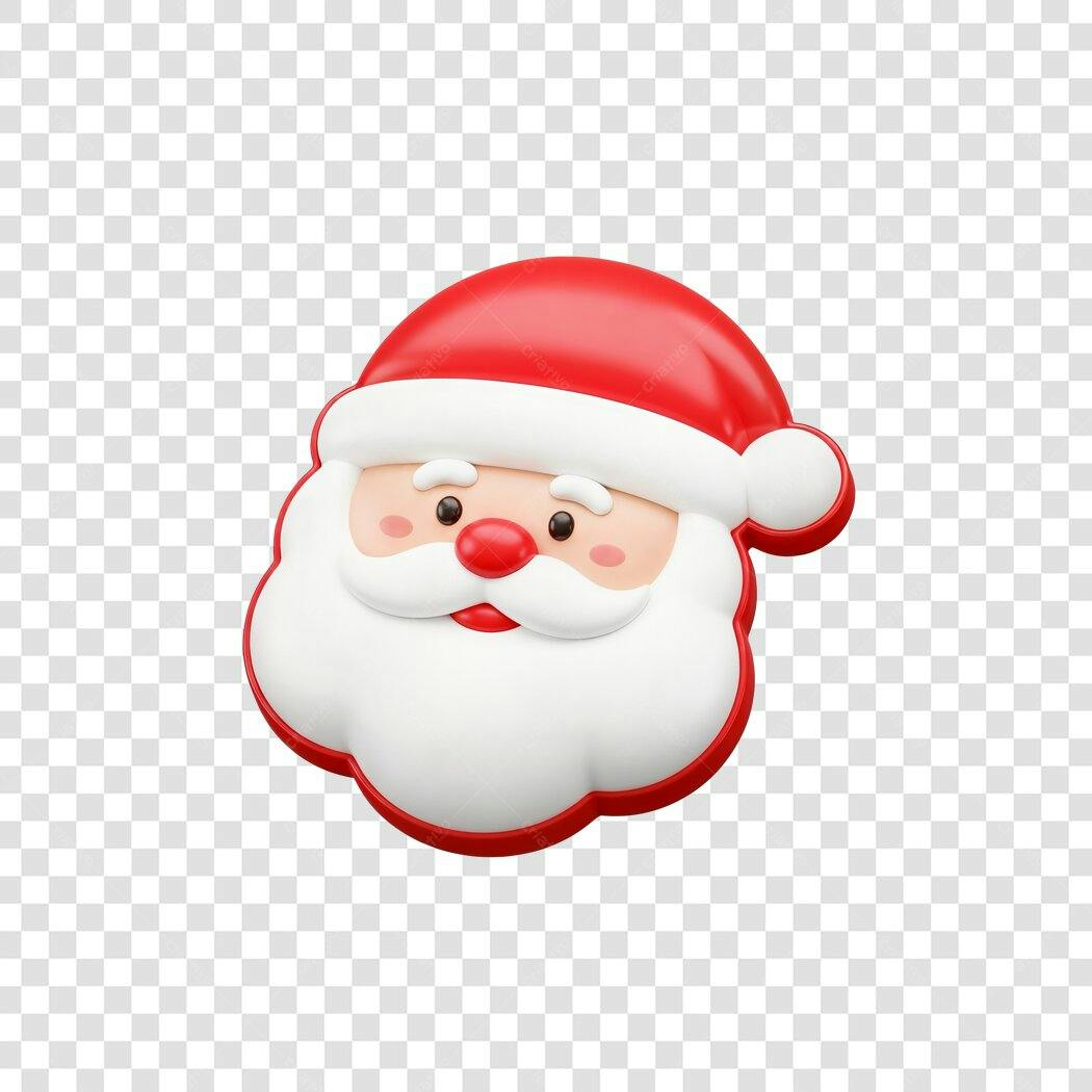 Ícone Papai Noel Natal 25 de Dezembro PNG com fundo transparente
