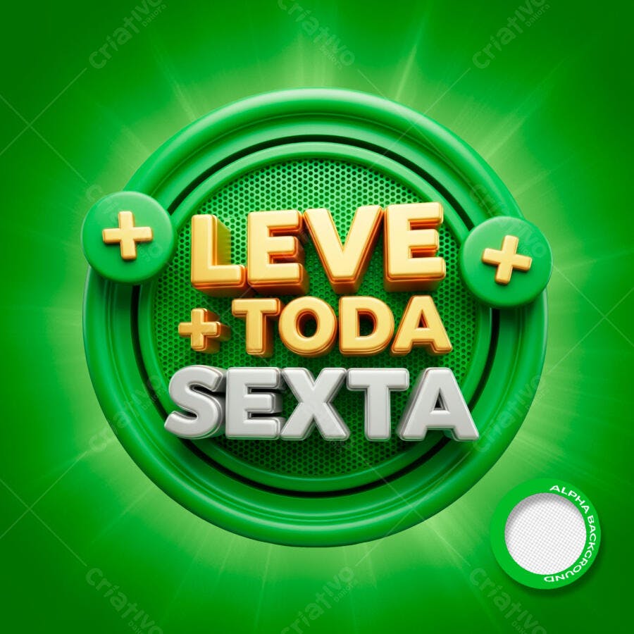 Post para Mídia Social Oferta Toda Sexta PSD Editável