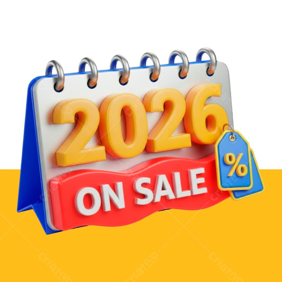 Banner Promocional 2026 On Sale PSD Editável