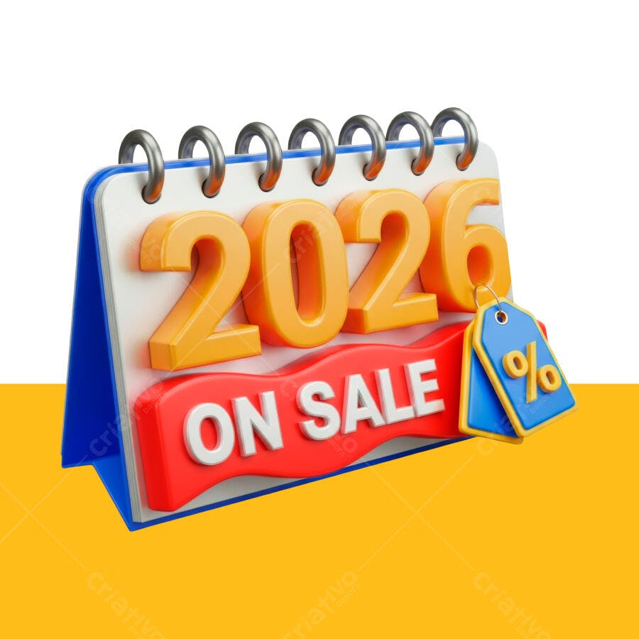Gráfico Promocional para Vendas 2026 ON SALE Psd Editável