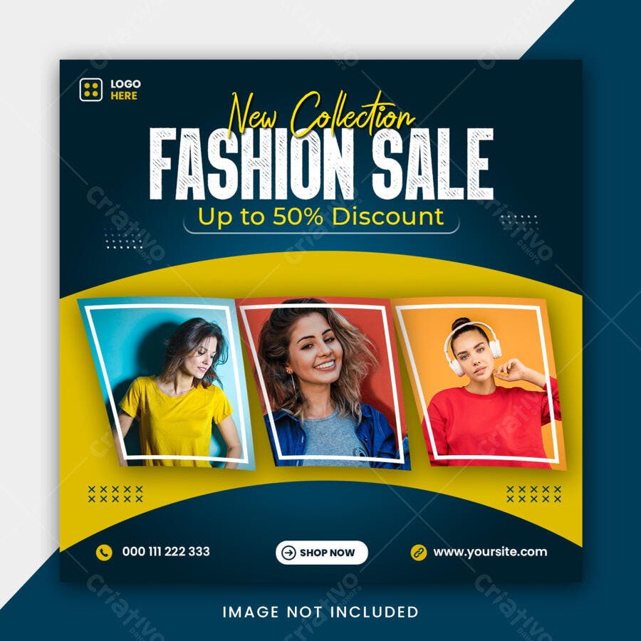 Fashion Sale Social Media Post Template