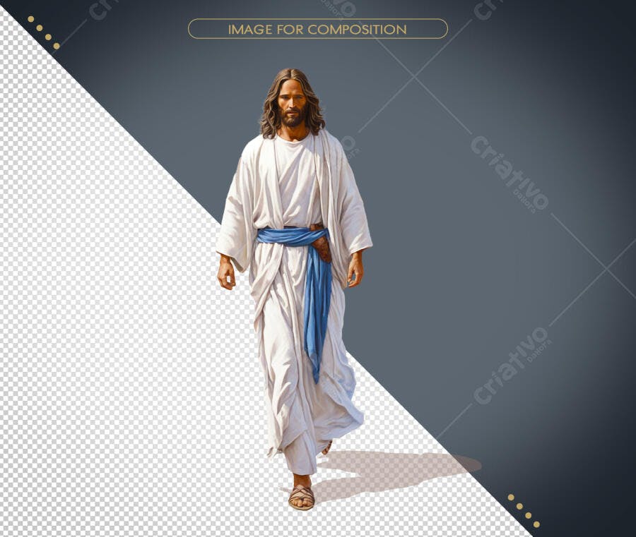 Flyer para Evento Religioso Jesus Cristo PSD Editável