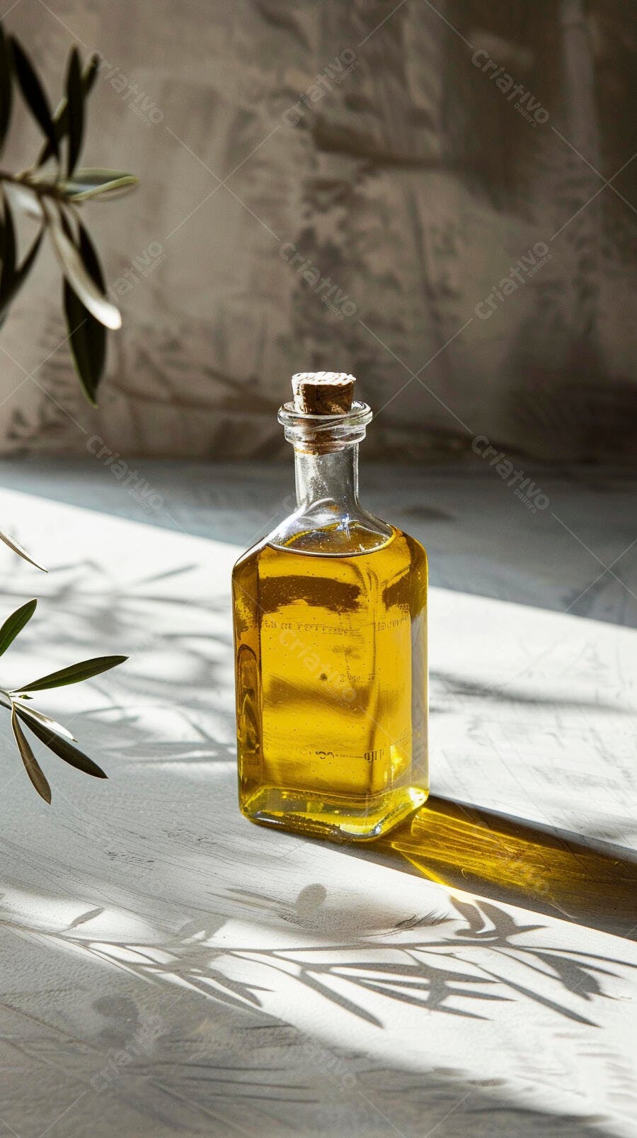 Foto Garrafa Azeite de Oliva Extra Virgem Rústico Natural