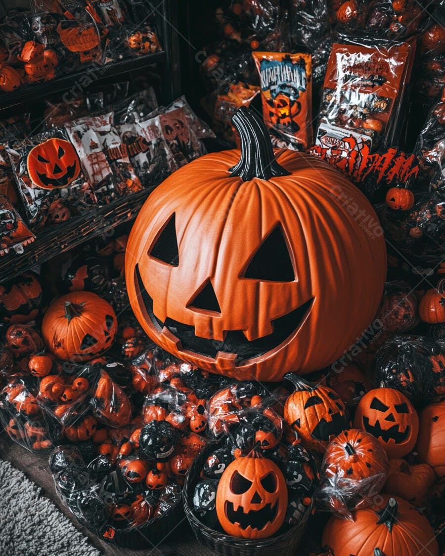 Foto Abóbora Halloween Jack-o'-lantern Decoração Outubro