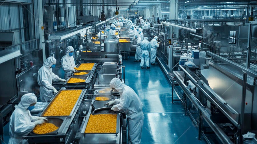 Foto Indústria Alimentícia Produção de Alimentos em Fábrica